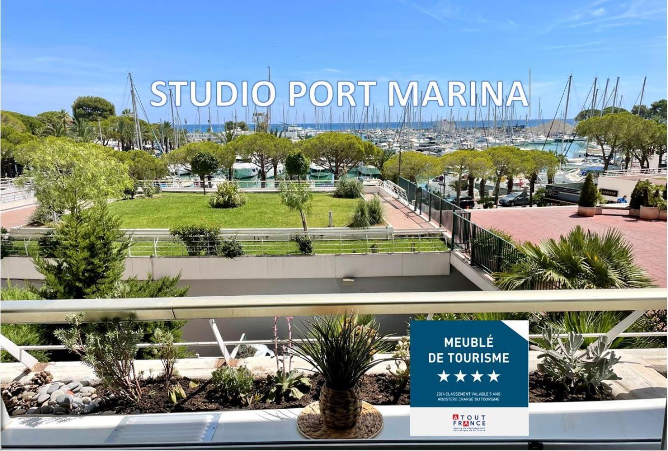 Studio Port Marina - Parking Prive, Climatise Au Ducal Вилньов Любе Екстериор снимка